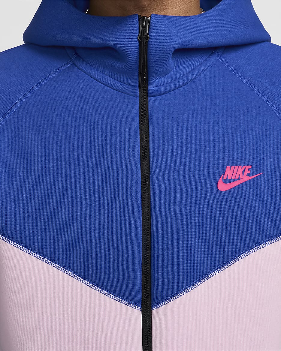 Nike Sportswear Tech Fleece Windrunner Tam Boy Fermuarl Erkek Kapu onlu Ust. Nike TR